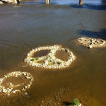 Peace Sign In The Grand River
