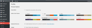 WordPress 3.8 Has Eight Different Color Schemes