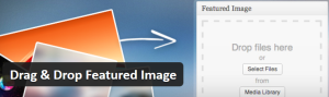 Drag and Drop Featured Image Header