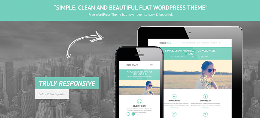 Interface: A Free Responsive Business Theme for WordPress