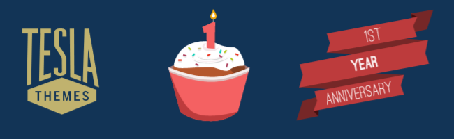 TeslaThemes Celebrates One Year Of Being In Business