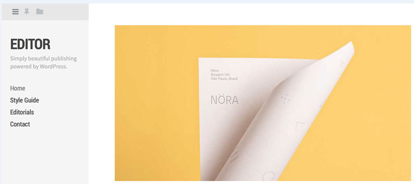 Editor: A Beautiful Free WordPress Theme for Writers