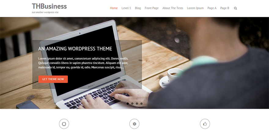 THBusiness: A Free WordPress Business Theme Based on Bootstrap