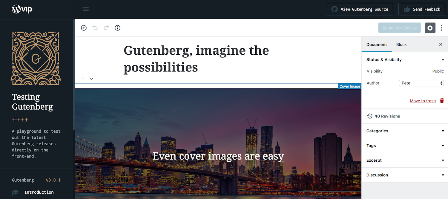 Frontenberg Lets Users Test Gutenberg on the Frontend