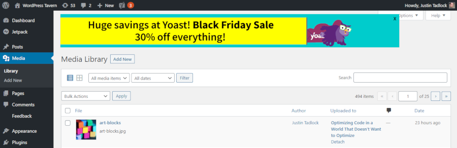 yoast-bfcm-ad Black Friday Banner Gone Wrong: Advertising in Free Plugins design tips News|yoast seo 