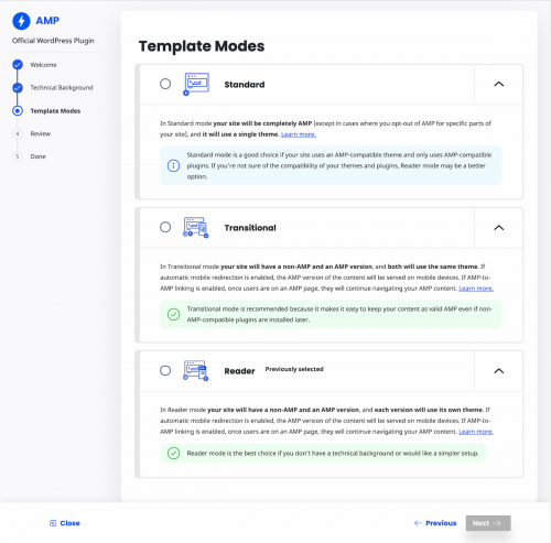AMP Plugin 2.0 Adds Onboarding Wizard and Expanded Reader Mode – WP Tavern