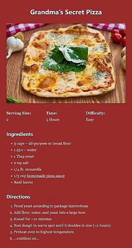 Block Front Recipes Start a Recipe Blog With the Recipe Block WordPress Plugin – WP Tavern