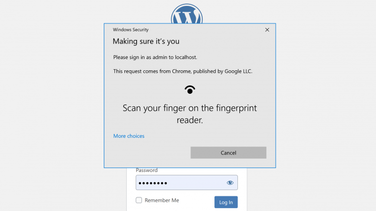 Log Into WordPress By Touch or Face ID Via the Passwordless WP Plugin ...