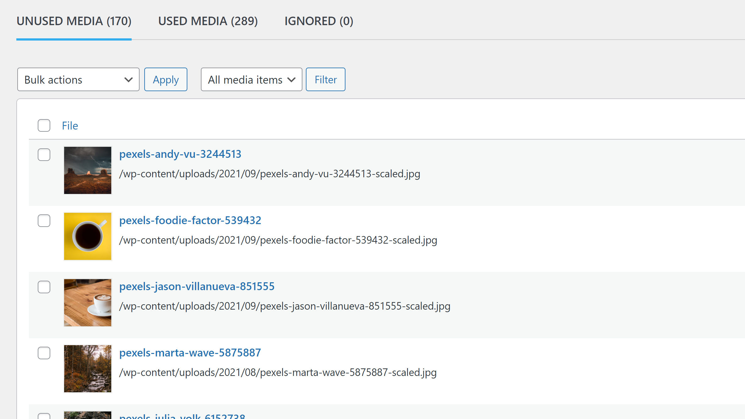 Tidying the Media Library With WP Ninjas’ Remove Unused Media Plugin