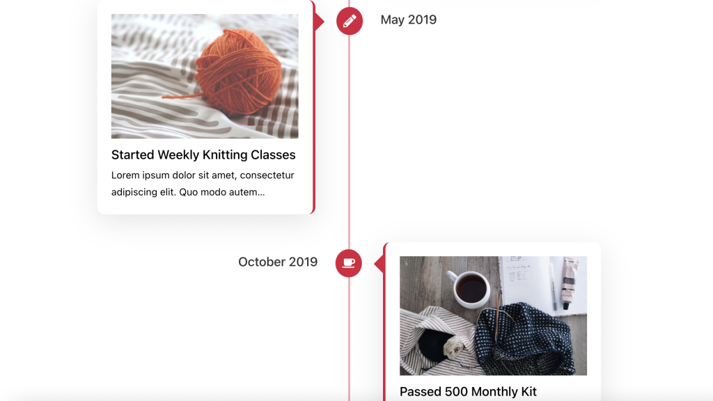 How To Build a Timeline Page With Blocks