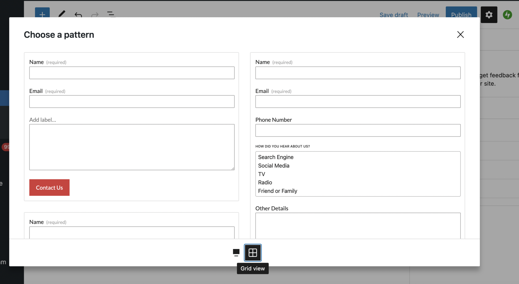 Jetpack 11.6 Adds Block Pattern Support to Forms – WP Tavern