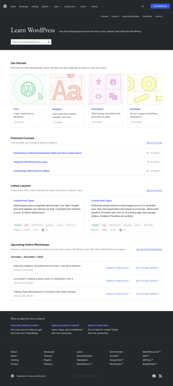 The WordPress Training Team’s Big Changes: Learning Pathways and ...